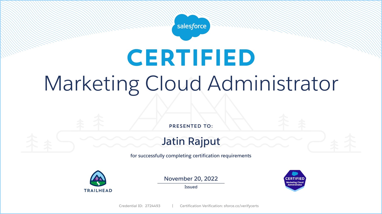 MC Administrator Certificate