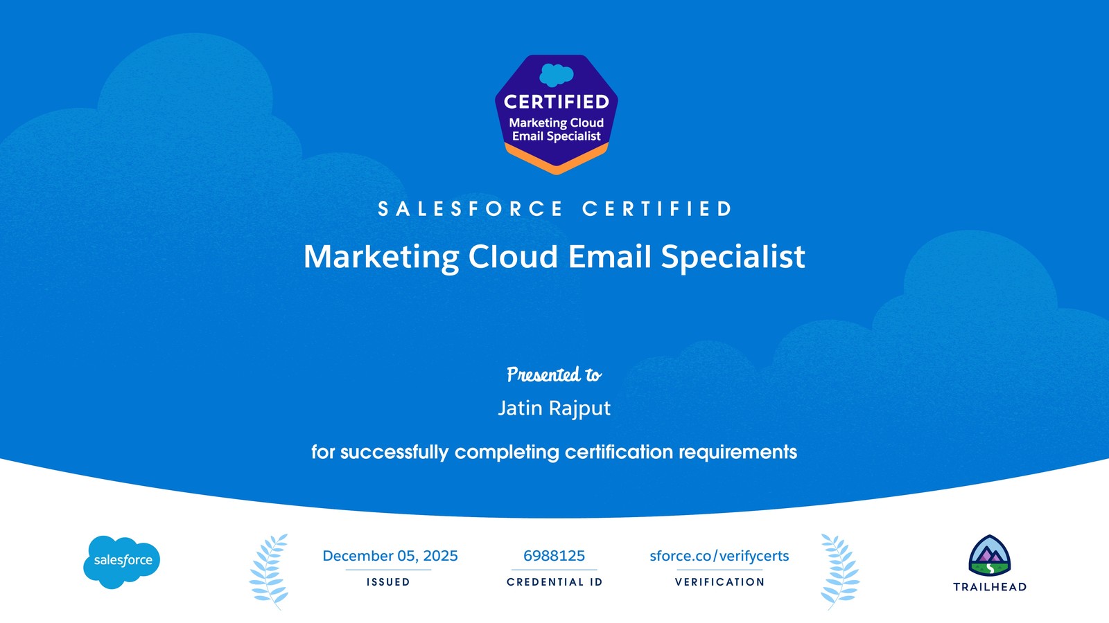 Email Specialist Certificate